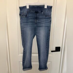 Rock & Republic Women's Cropped Blue Jeans